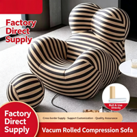 Canapé paresseux « Mama's Hug », fauteuil de loisirs design en éponge compressée, canapé individuel célèbre sur internet