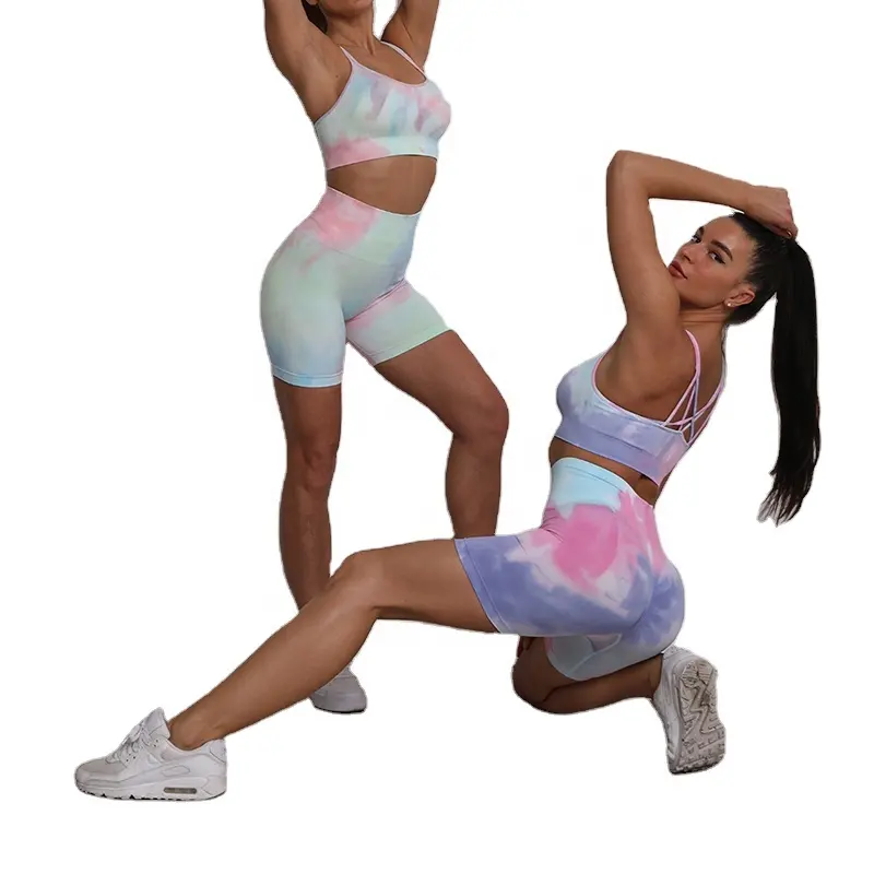 Nouveau tissu DTY imprimé en polyester spandex extensible conçu pour les pantalons de yoga