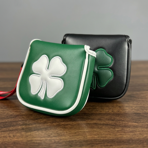 Fundas de cuero PU para palos de golf con logotipo bordado personalizado, marca OEM, magnéticas, impermeables y con diseño de mallet. - Product Image 3