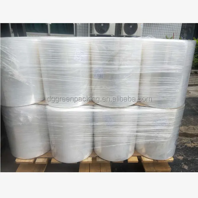 Vendita calda trasparente trasparente rotolo imballaggio avvolgere film termoretraibile avvolgimento Pallet avvolgimento lldpe jumbo film estensibile