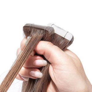 スラブヘア会社目に見えないテープヘアエクステンションレミーヘアエクステンションのダブルドローテープ - Product Image 2