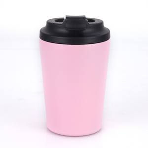 Venta al por Mayor de Tazas Personalizadas de Acero Inoxidable Reutilizables de 12 oz, Tazas Térmicas de Doble Pared con Tapa - Product Image 6