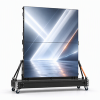 Système clé en main P2.5, mur vidéo LED pliable 4K HDR10, CMS intégré, luminosité 1200 cd, garantie de 2 ans pour affichage scénique