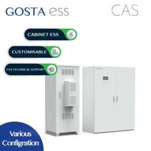 Batterie empilée haute tension commerciale et industrielle GOSTA CAS215K 400V 100Kw 200Kw, batterie en armoire 215Kwh, énergie <span class=keywords><strong>solaire</strong></span> - Product Image 4