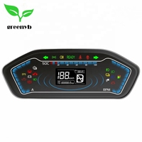 Panel Instrumen Elektronik Speedometer Digital LCD E632 EV Parts dengan Komunikasi CAN BUS, Garansi 3 Tahun