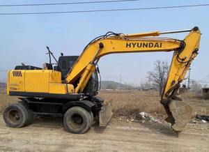 Excavatrice sur pneus d'occasion HYUNDAI 150W-7 15 tonnes, moteur Cummins, modèle 2022, testée et inspectée, prix bas, origine Corée - Product Image 2