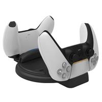 Support de charge double sens pour manette PS5 pour consoles PS5 Station de charge avec adaptateur Accessoires de jeu