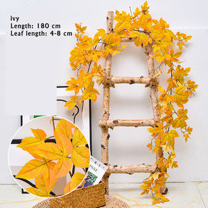 Nhân Tạo Wisteria Màu Xanh Lá Cây Nho Lá Và Boston Ivy Dây Leo Trang Trí Loại Nhân Tạo Nhà Máy - Product Image 5