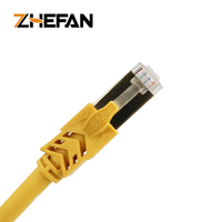 Kustomisasi SFTP Cat8 2000Mhz kabel Patch kabel Ethernet Cat 8 kabel Patch Ethernet 24 AWG