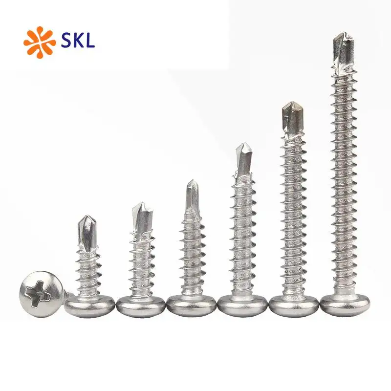 High quality Fasteners stainless steel self drilling screw Factory price SS304 SS316 self drilling screws