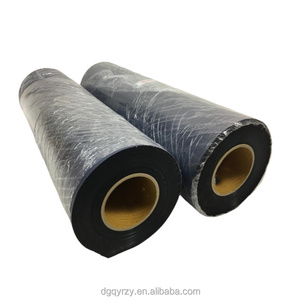 Vinilo de transferencia de calor flocado negro de 0,4mm, 50cm * 25m, película de PU de alta temperatura para ropa, textiles, telas, cáscara fría - Product Image 3