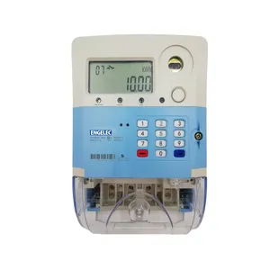 STS Prepaid Keypad Smart LORA/GPRS dual module single phase energy meter kwh meter with billing system for rental apartment