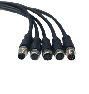 M8 3/4/5/6/8 Pin một mã Nam Nữ Hàng không không thấm nước IP67 kết nối điện cáp PVC - Product Image 6