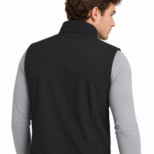 Gilet de golf en polyester pour homme, fermeture éclair intégrale, col montant, multi-poches, sans manches, pour la randonnée en plein air, décontracté, sportif, léger - Product Image 5
