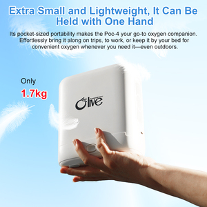 Olijf 2025 Mini Concentrador De Oxigeno Portatil 4l Draagbare Oxygene Concentrator Met Lichtgewicht Batterij Nieuw Ontwerp Voor Reizen