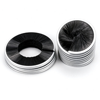Brosse à ressort filetée en carbure de silicium ronde, accessoire spiralé allongé pour l'élimination de la rouille, le nettoyage de la poussière et des résidus, et la prévention de la poussière.