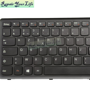 Bàn phím máy tính xách tay Tiếng Pháp FR cho Lenovo S500 S500T G500S Z510 z501 25211092 Bàn phím T6E1-FR màu đen mới với khung không có đèn nền - Product Image 4
