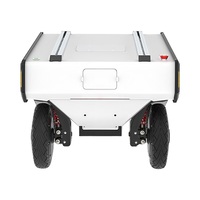 Plate-forme ouverte SDK Châssis de robot 4WS-4WD Plate-forme de voiture robotique mobile Base de robot de véhicule terrestre sans pilote