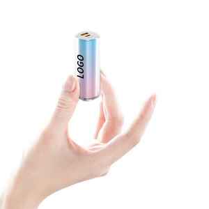 Promotion : Mini Power Bank Portable Fantaisie à Dégradé de Couleurs avec Charge Rapide pour Publicité - Product Image 1