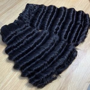 Extensiones de Cabello Vietnamita de Onda Profunda de Doble Trama de Alta Calidad, 100% Cabello Humano Virgen Natural, Sin Caída, Sin Enredos - Product Image 1