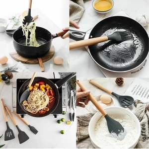 Multifunctional 33 Pieces Silicone Cooking Utensils Set Spatula Spoons Cooking Tools <b>Kitchen</b> Utensils Set with <b>Accessories</b> - Product Image 2