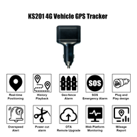 Mini Rastreador GPS 4G LTE con Rastreo de Vehículos en Tiempo Real, Carga USB Dual, Aplicación Android, Alarma de Vibración, 1 Año de Garantía, Plug and Play