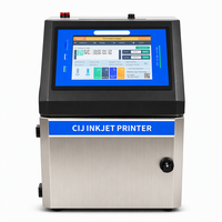 Mesin Pengkodean Inkjet Otomatis CIJ, Mesin Pengkodean Huruf Kecil untuk Botol, Kaleng, dan Karton