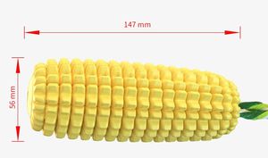 Popolare e durevole in gomma Corn <span class=keywords><strong>Dog</strong></span> giocattolo resistente al morso suono del cucciolo di canna molare corda cane da masticare forniture per animali domestici nella confezione della borsa - Product Image 5
