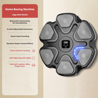 QIDIAN Smart PVC Music Boxing Machine, machine de boxe murale, entraîneur de boxe, exercice de réaction, cible murale pour hommes, femmes et enfants