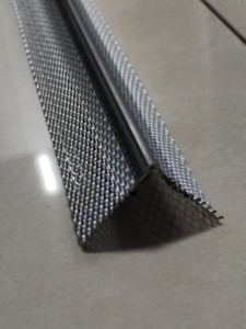 Malla de aluminio galvanizado de alta calidad para estuco, mini malla angular de 30x30mm, micro malla <span class=keywords><strong>fina</strong></span> para <span class=keywords><strong>enlucido</strong></span>, malla de ala para estucado. - Product Image 5