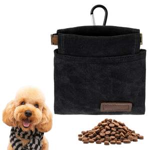 Échantillon gratuit Sac à friandises pour chien portable à clipser Contenant de friandises pour l'entraînement des chiens de qualité alimentaire Sans BPA Pochette à friandises pour chien en silicone - Product Image 1
