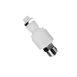 Conector macho de conexión rápida serie JU, serie L, 14OD 1/2 pulgada, de plástico POM, accesorio recto para agua con válvula de cierre. - Product Image 2