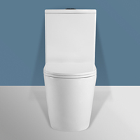 Vente en gros de toilettes modernes créatives de haute qualité pour hôtels wc p-trap sanitaires water closet filigrane toilettes deux pièces montées au sol