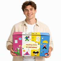 Boîte d'emballage personnalisée de boîte-cadeau de jouet pour enfants, boîte d'avion à poignée, impression de matériaux respectueux de l'environnement
