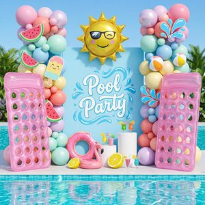 Flotador de Piscina Extra Grande para Adultos, 71x33 Pulgadas, Colchón Inflable Resistente con Reposacabezas para Fiestas en la Playa o el Lago - Product Image 2