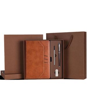 Luxury Business Gifts Box Set A5 Notebook With Pen Gift Set <b>USB</b> <b>Flash</b> <b>Drive</b> Office Corporate Luxury Promotional Gift Set - Product Image 6