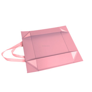Emballage personnalisé en carton pliable imprimé vert et rouge pour le miel, les bijoux, les envois de mariage avec logo - Product Image 2