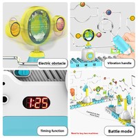 Jouets éducatifs pour enfants : Labyrinthe de pare-chocs électrique en plastique, pour l'entraînement de la concentration, les activités de campus et les jeux interactifs