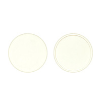 Carte d'accès ronde RFID NFC en ABS résistant à la température, 22 mm, étiquette de type pièce de monnaie ABS-22 pour l'industrie du linge et du textile