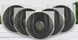 Manicotti per dischi interni in vinile a fondo tondo protezione antistatica in plastica LP per 12 33 giri/min - Product Image 5