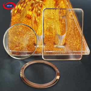 Vidrio Óptico de Zafiro de 5.0MM <span class=keywords><strong>Pulido</strong></span> con Forma Escalonada, con Orificios y Grabado Fino, Vidrio de Forma Especial de Fábricas Chinas - Product Image 5