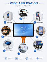 Écran tactile capacitif multi-touch 27 pouces 10 points, sans pilote USB, pour les entreprises