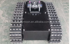 Chasis Eléctrico de Orugas de Goma de 200 kg con Motor y Control Remoto, Plataforma de Orugas de Goma para Maquinaria de Construcción - Product Image 5