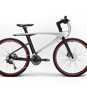 자동 충전 기능이있는 경량 스마트 자갈 도시로드 바이크 700x25C 탄소 섬유 자전거