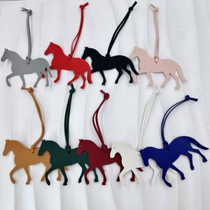 Horse Keychain PU Leather Bag Charm Horse Shape Pendant Cute Keychain Ornament Cute Pony Pendant Accessories Hanging Decoration - Product Image 3