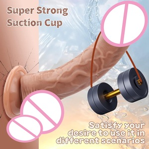 Dildo Realistico con Funzione di Spinta, Giocattolo Sessuale per Adulti Hands-Free con Stimolazione del Punto G e Anale, Forte Ventosa per Donne e Coppie - Product Image 5