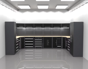 <span class=keywords><strong>Caja</strong></span> <span class=keywords><strong>de</strong></span> <span class=keywords><strong>herramientas</strong></span> <span class=keywords><strong>de</strong></span> almacenamiento <span class=keywords><strong>de</strong></span> garaje estacionaria para taller RW, mesa <span class=keywords><strong>de</strong></span> trabajo, <span class=keywords><strong>banco</strong></span> <span class=keywords><strong>de</strong></span> trabajo con placa <span class=keywords><strong>de</strong></span> ganchos, Gabinete <span class=keywords><strong>de</strong></span> acero resistente, OEM - Product Image 3