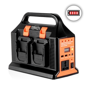 Inverter Portatile da 300W 110V/220V per Batteria Makita 18V, Inverter a Onda Sinusoidale Pura a 4 Canali con Luce LED per Esterni - Product Image 1