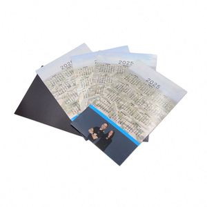 Custom Advertisement 2025 Magnetic Calendar Promotional Gifts Business Card Paper <b>Fridge</b> Magnet - Product Image 3