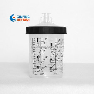 Plastic Paint Measuring Buckets 800ml Disposable Paint Mixing Cup
